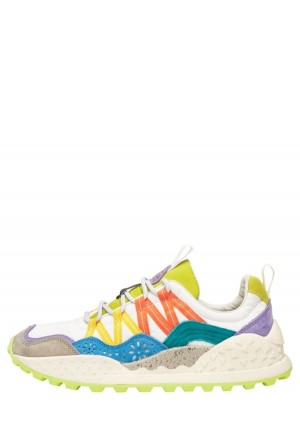 Flower Mountain Washi Sneakers Dam Grå Vita | NMR7432KS