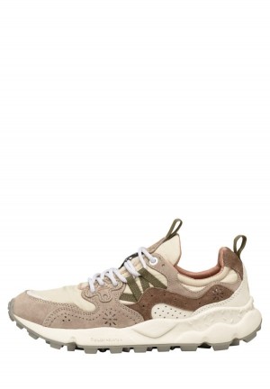 Flower Mountain Yamano 3 Uni Sneakers Dam Grå Beige | VEQ2042NL