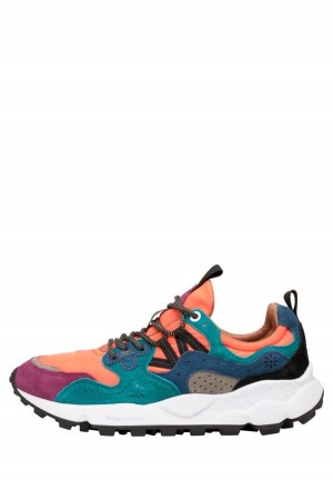 Flower Mountain Yamano 3 Uni Sneakers Herr Orange Lila | RLS4250QP