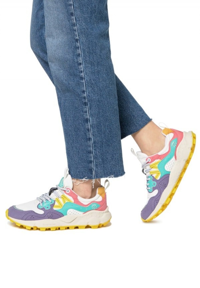 Flower Mountain Yamano 3 Sneakers Dam Lila Vita | VPE2034LB