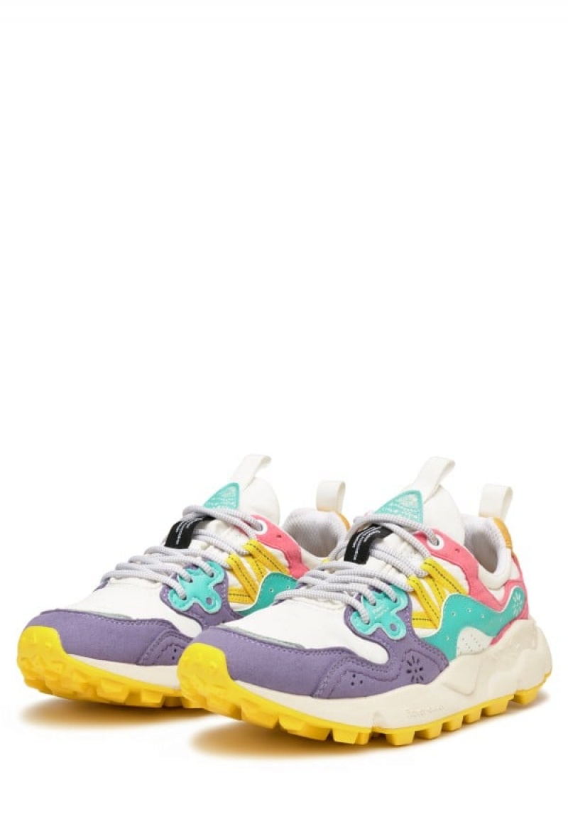 Flower Mountain Yamano 3 Sneakers Dam Lila Vita | VPE2034LB