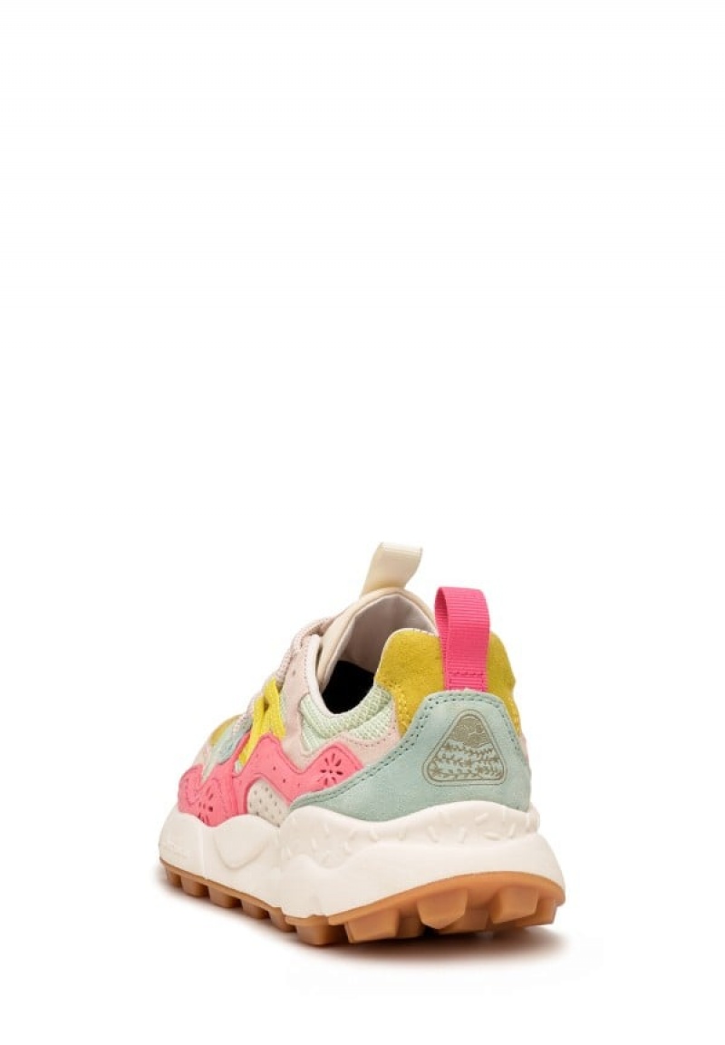 Flower Mountain Yamano 3 Sneakers Dam Rosa Turkos | UHR9248XC