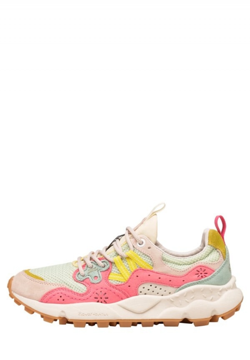 Flower Mountain Yamano 3 Sneakers Dam Rosa Turkos | UHR9248XC