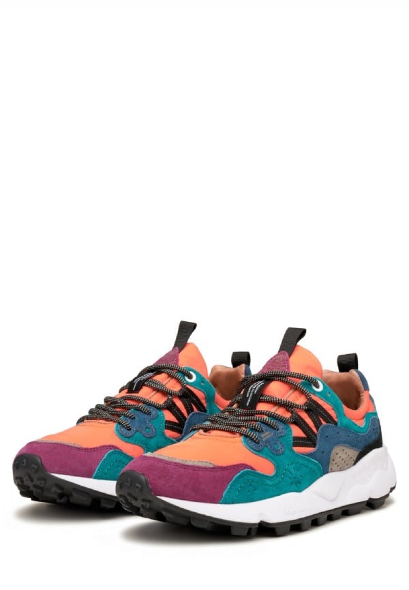 Flower Mountain Yamano 3 Uni Sneakers Dam Orange Lila | OIE725JO