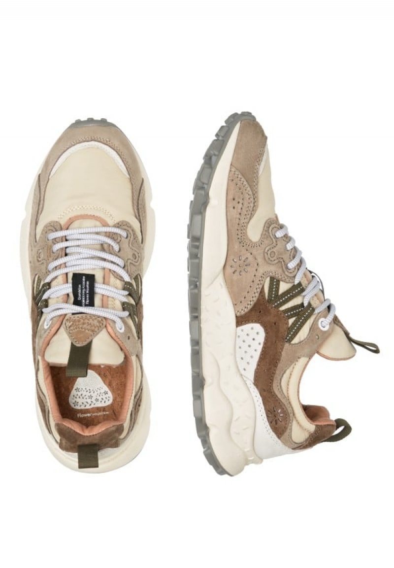 Flower Mountain Yamano 3 Uni Sneakers Dam Grå Beige | VEQ2042NL