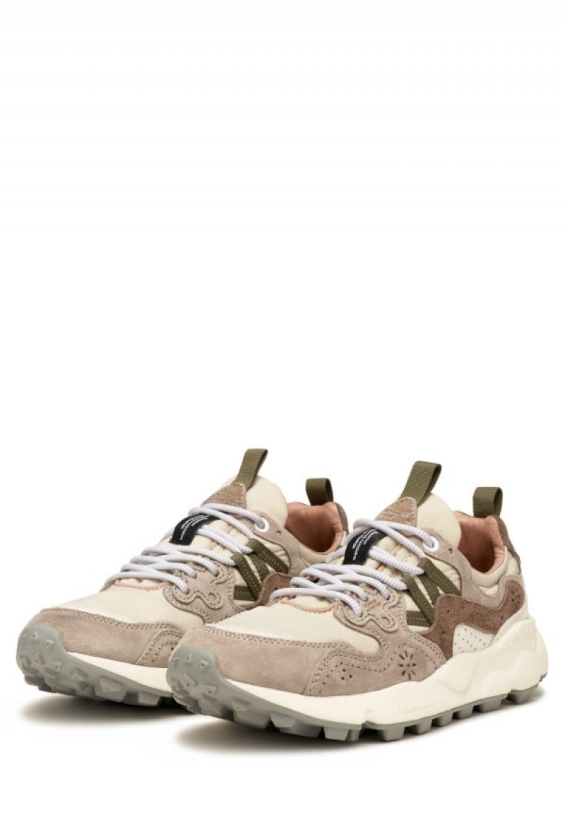 Flower Mountain Yamano 3 Uni Sneakers Dam Grå Beige | VEQ2042NL