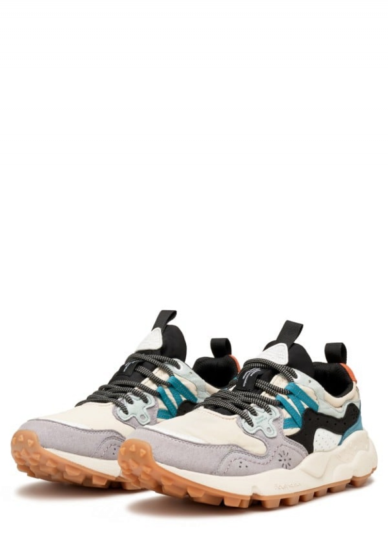 Flower Mountain Yamano 3 Uni Sneakers Dam Grå Beige | MIO7880TF